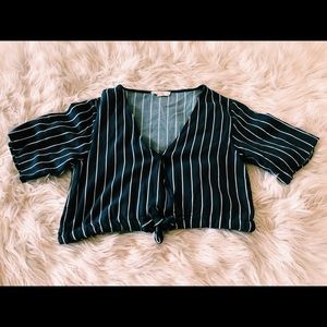 Striped Crop Top